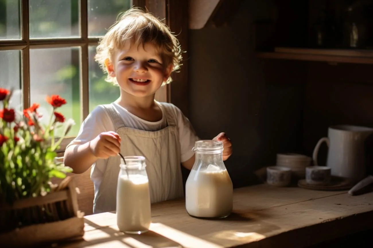 Ce cantitate de lapte de măgăriță se dă la copii?